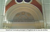 Detall de la façana de l'Esglèsia